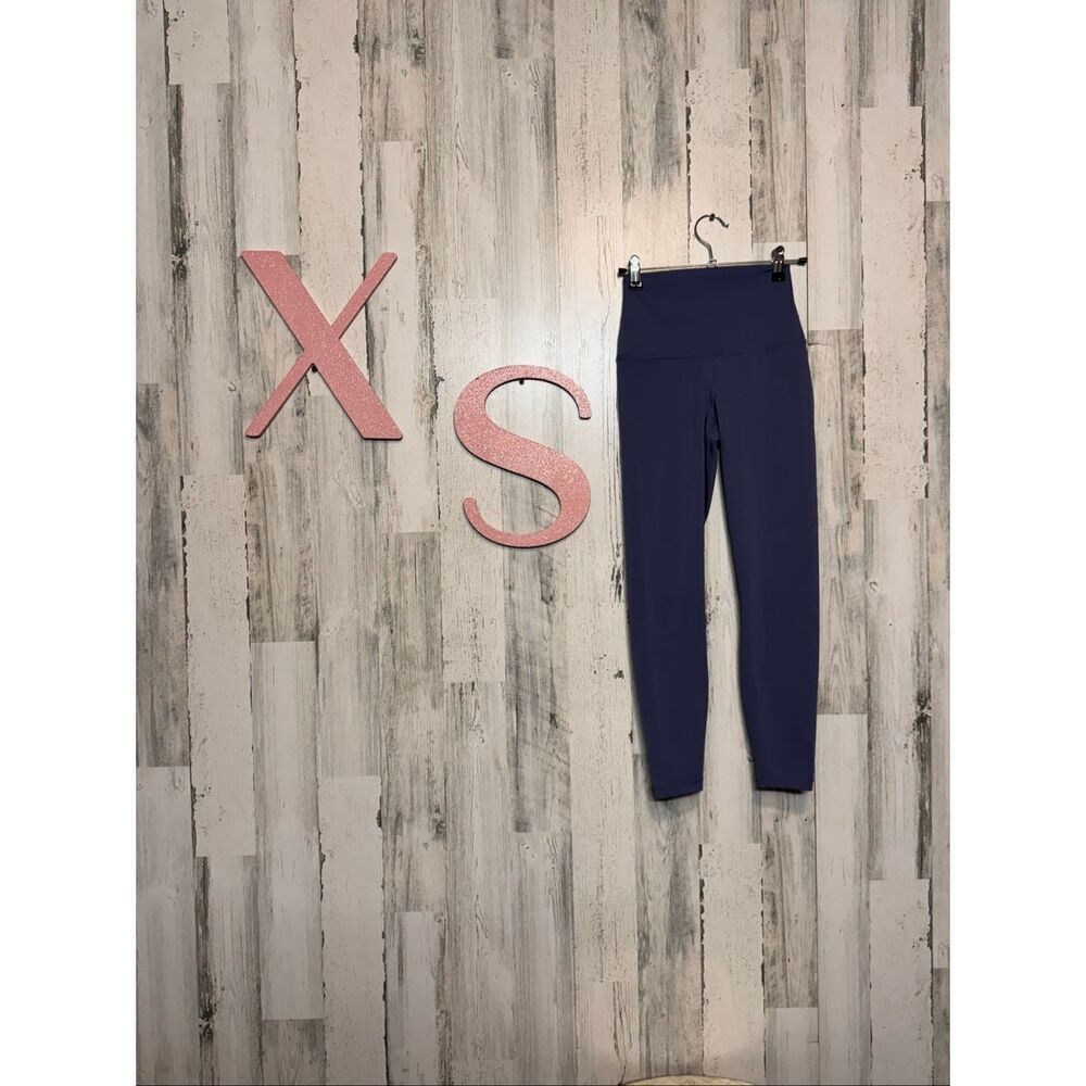 Yogalicious Lux High Waist Leggings XS Purple Blue